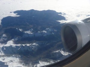 O vôo sobre os Andes