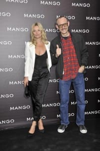 Kate Moss com o Terry Richardson no backdrop da Mango