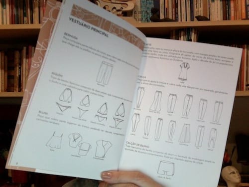 Livro básico para definir vestuário