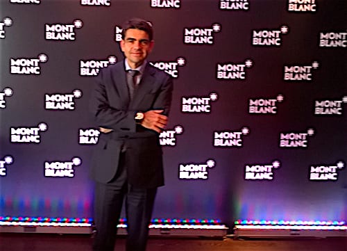 Jerôme Lambert, CEO (presidente) da Mont Blanc