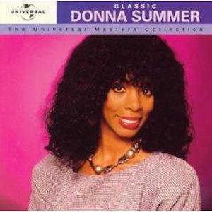 Capa de disco da Donna Summer, com seu afro natural