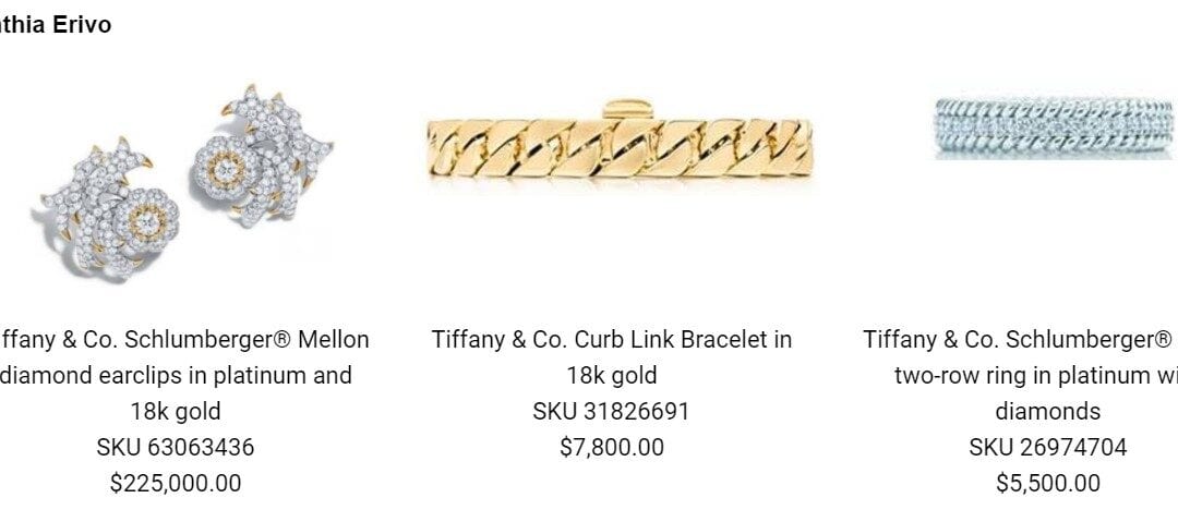 Tiffany & Co no Grammy´s